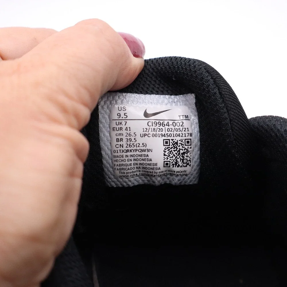 Nike Flex Experience Run 10 Women's 9.5 Black Grey Running Shoes